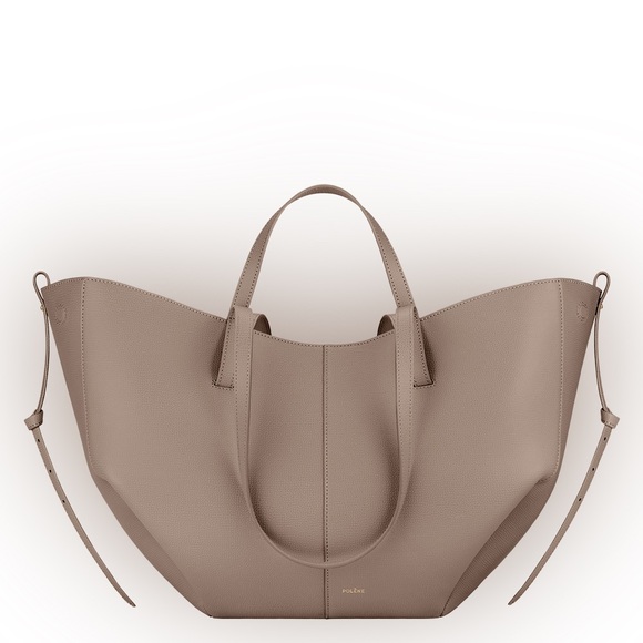POLENE Cyme Tote - Textured Taupe - Picture 9 of 10